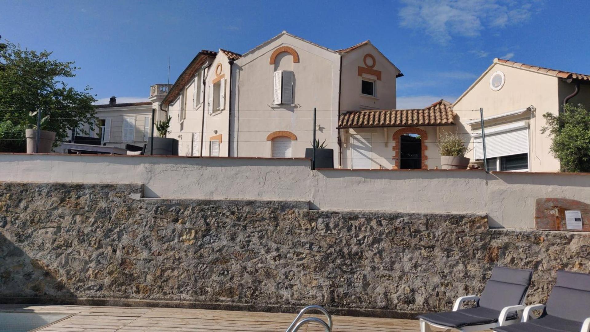 Villa-Chateau Les Terrasses - Tamaris, Plage Des Sablettes, Mer Au Bas De La Propriete La Seyne-sur-Mer Esterno foto